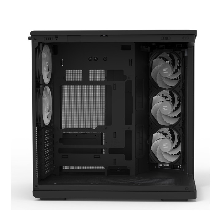 Кутия ZALMAN P60, ATX Mid-Tower, Tempered Glass, 5x120mm ARGB вентилатора - P60 BLACK - 10