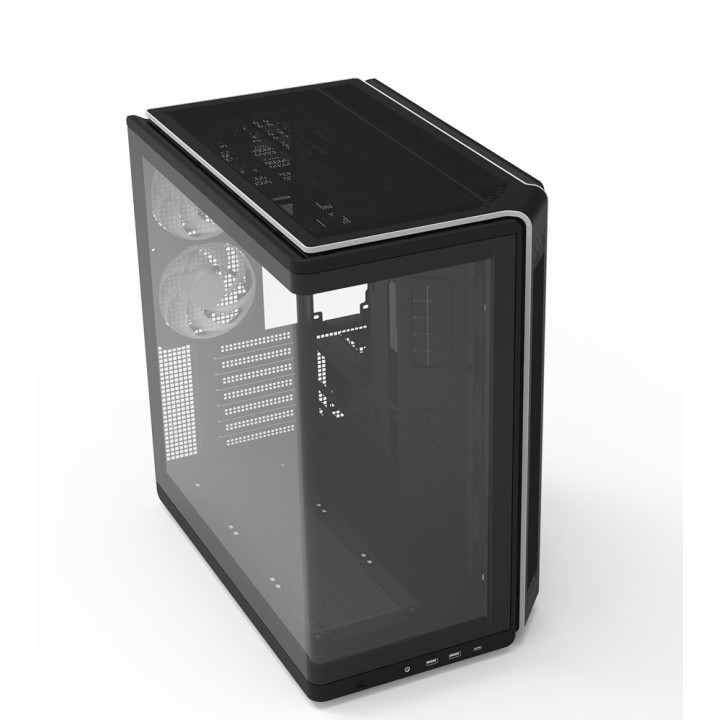 Кутия ZALMAN P60, ATX Mid-Tower, Tempered Glass, 5x120mm ARGB вентилатора - P60 BLACK - 15