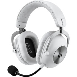 Безжични геймърски слушалки Logitech PRO X3 Lightspeed, Бели - 981-001748 - 1