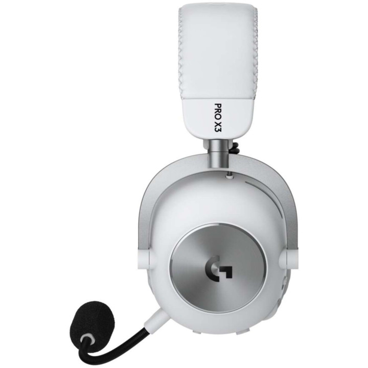 Безжични геймърски слушалки Logitech PRO X3 Lightspeed, Бели - 981-001748 - 11