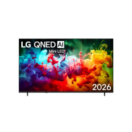 Телевизор LG 65QNED70B3C, 65" (165 cm) 4K QNED MiniLED, Smart webOS, DVB-T2/C/S2, Alpha 7 AI Gen9, HDR10, WiFi 5, Bluetooth 5.3,
