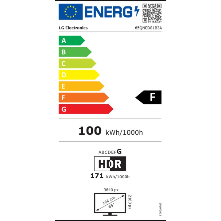 Телевизор LG QNED81, 65" 4K QNED MiniLED, webOS Smart TV, DVB-T2/C/S2, Wi-Fi, Bluetooth 5.3 - 65QNED81B3A - 7