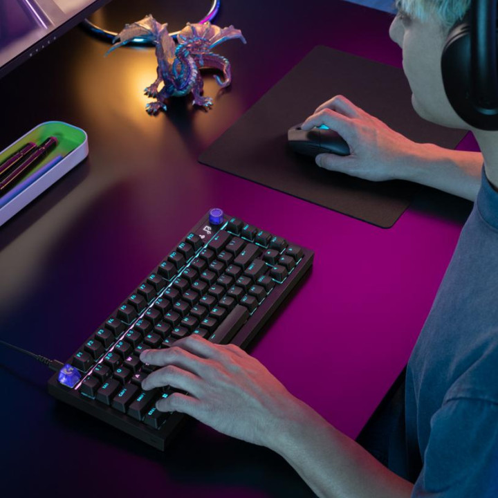Механична геймърска клавиатура Logitech G316 X 75, Hot-Swappable Tactile Switch, RGB подсветка, USB - 920-014281 - 4