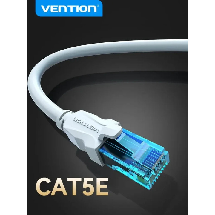 Кабел LAN Vention UTP Cat5e, 30m, 1000Mbps, Екраниран, Сив - VAP-A10-S3000 - 12
