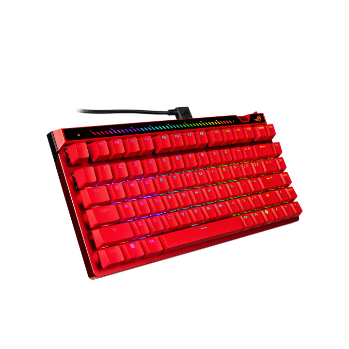 Механична геймърска клавиатура ASUS ROG Falchion Ace 75 HE, Red Switch, RGB, PBT Keycaps - 90MP047H-BKUA60 - 5