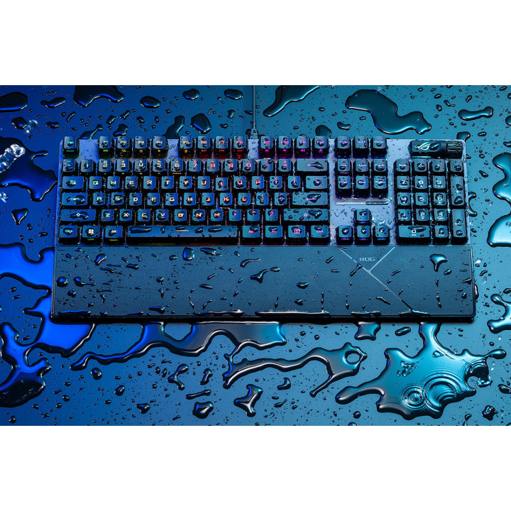 Механична геймърска клавиатура ASUS ROG Strix Scope II RX, ROG RX Red Optical Switch, RGB подсветка, USB - 90MP0350-BKUA01 - 3