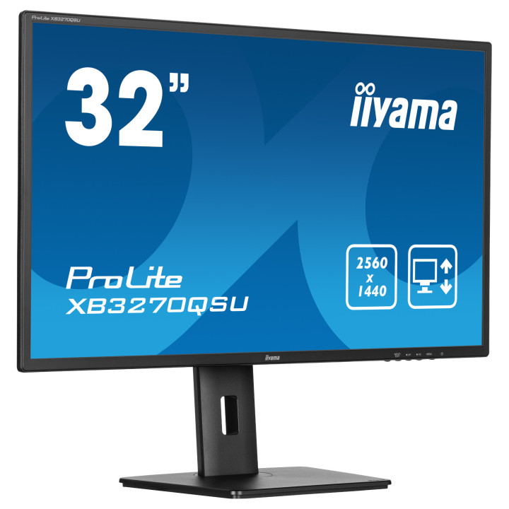 Монитор IIYAMA XB3270QSU-B1, 31.5" WQHD IPS 100Hz - 2