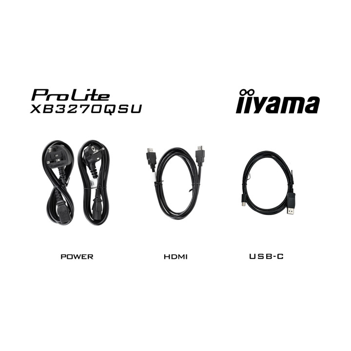 Монитор IIYAMA XB3270QSU-B1, 31.5" WQHD IPS 100Hz - 13