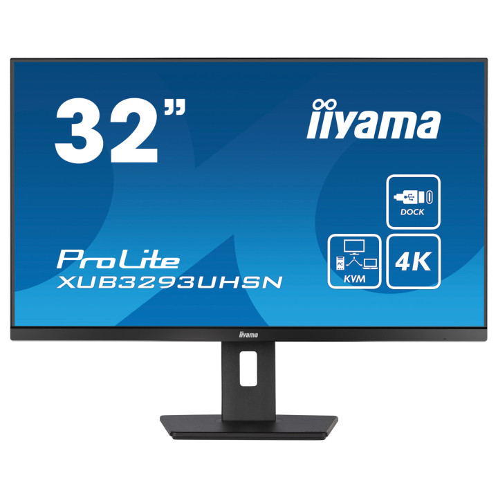 Монитор IIYAMA XUB3293UHSN-B5, 31.5" 4K UHD IPS - 1