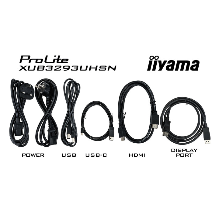 Монитор IIYAMA XUB3293UHSN-B5, 31.5" 4K UHD IPS - 7