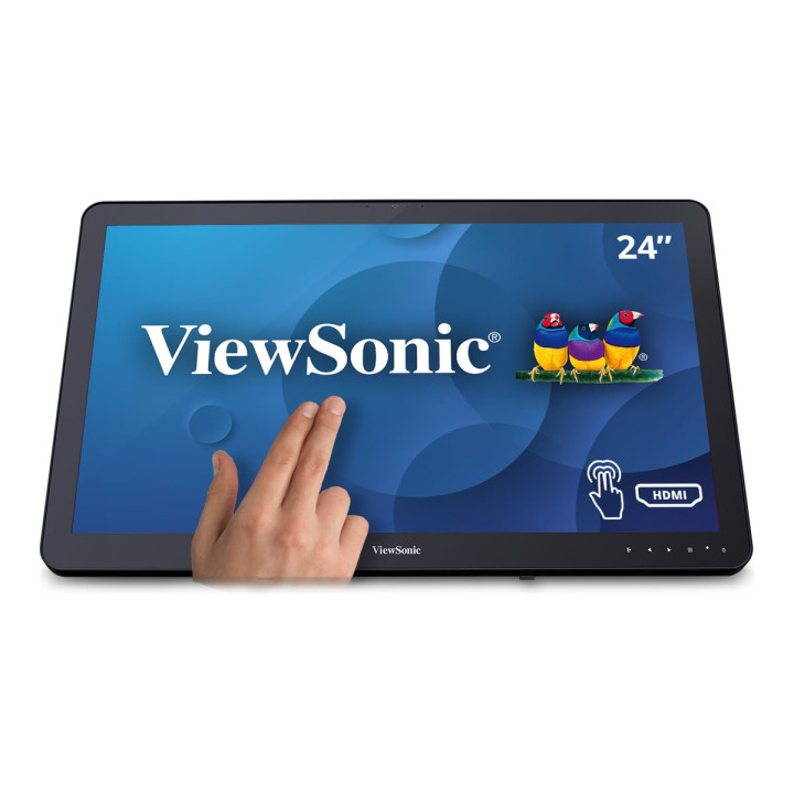 Монитор VIEWSONIC TD2430, 24" Full HD VA Touch, 10-Point Multi-Touch, VGA/HDMI/DP, USB Hub - 1