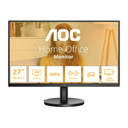 Монитор AOC U27B3A, 27" 4K UHD IPS 3840x2160 60Hz HDR10 - 1