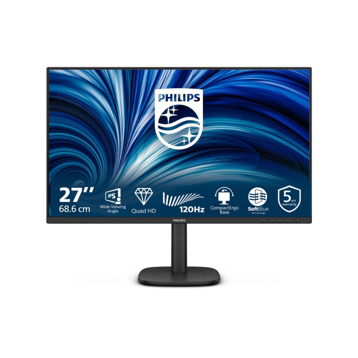 Монитор Philips 27B2N3500J, 27" QHD IPS 120Hz - 27B2N3500J/00 - 1