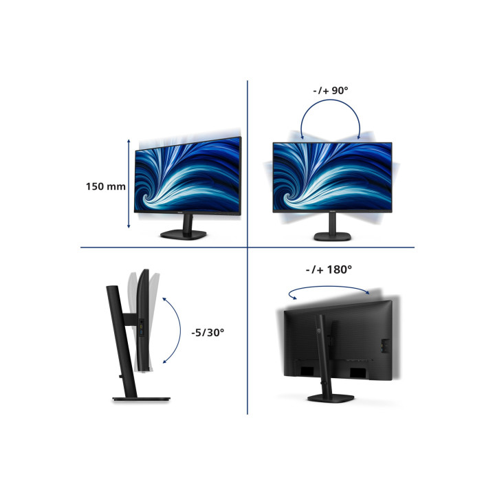 Монитор Philips 27B2N3500J, 27" QHD IPS 120Hz - 27B2N3500J/00 - 5