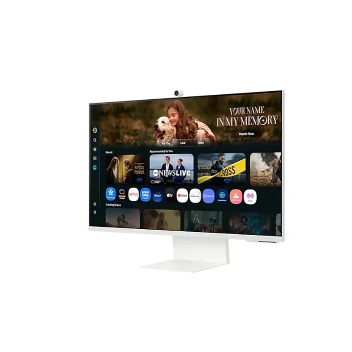 Монитор Samsung 32FM801, 32" (81.28 cm) VA Smart 4K UHD (3840x2160), SlimFit camera, Bluetooth 4.2, Wi-Fi 5, USB-C 65W, 2x HDMI,