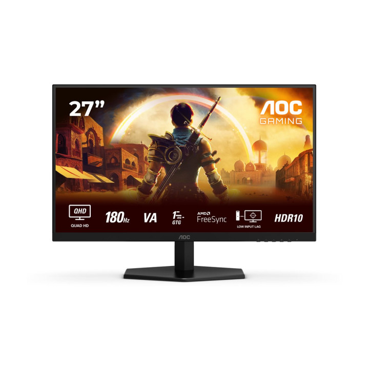 Монитор AOC Q27G42XNE, 27" QHD Fast VA 180Hz, HDR10, 0.5ms, HDMI/DP, Speakers - 1