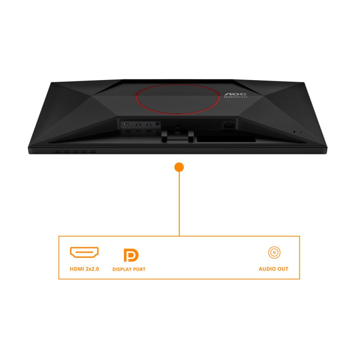 Монитор AOC Q27G42XNE, 27" QHD Fast VA 180Hz, HDR10, 0.5ms, HDMI/DP, Speakers - 7