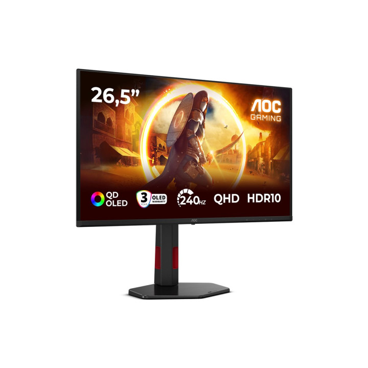 Монитор AOC Q27G4ZDR, 27" QHD OLED 240Hz, 2560x1440, 0.03ms, HDMI 2.1, DisplayPort 1.4 - 7