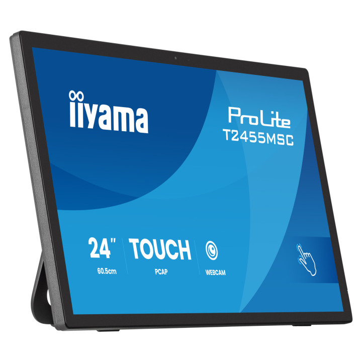 Монитор IIYAMA T2455MSC-B2, 23.8" Full HD IPS 120Hz Touch - T2455MSC-B2 - 2