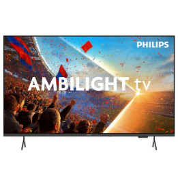 Телевизор Philips 50PUS8001/12, 50" (127 cm) 4K UHD LED, 3840x2160, Titan OS, DVB-T/T2/T2-HD/C/S/S2, 3 sided Ambilight, HDR10, D