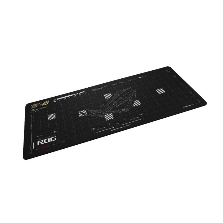 Геймърски пад ASUS ROG Scabbard II XXL Edition, 900 x 400 x 3 mm, водо- и маслоотблъскващо покритие - 90MP05H0-BPUA00 - 2