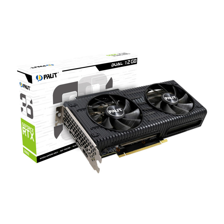 Видео карта PALIT GeForce RTX 3060 Infinity 2 OC, 12GB GDDR6 192-bit - NE63060U19K9-PG190L - 1