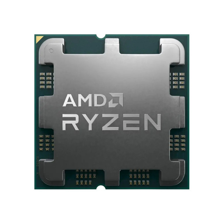 Процесор AMD Ryzen 5 7500, 6-ядрен (3.7-5.0GHz, 38MB Cache), AM5, AMD Radeon Graphics, без оригинална опаковка и охладител - 100