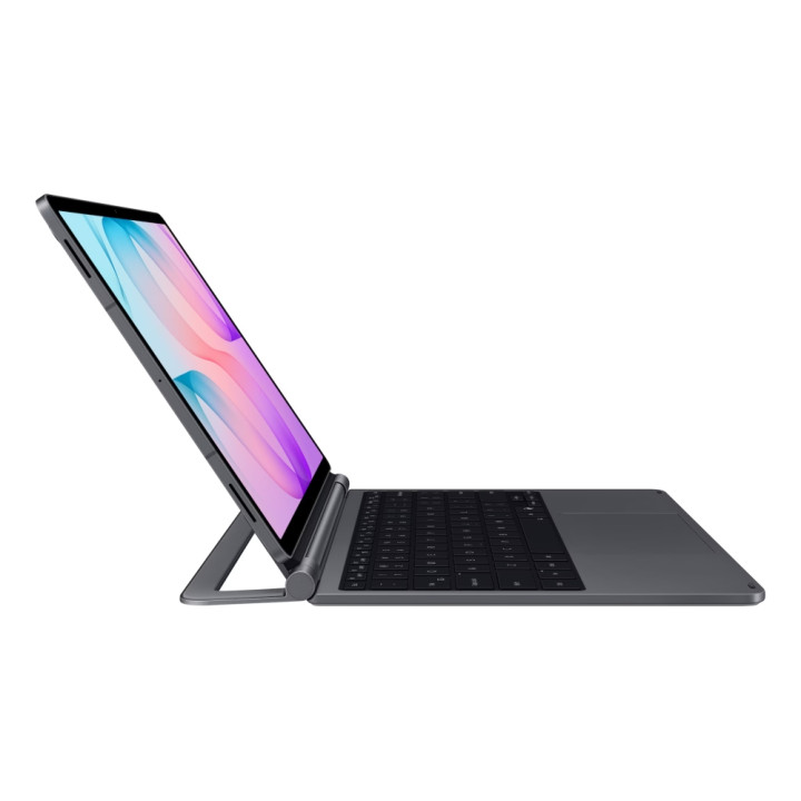 Клавиатура Samsung Tab S12+ Pro Keyboard, Pogo, Backlit, 80 клавиша, Сива - EF-DX845UJEGWW - 5