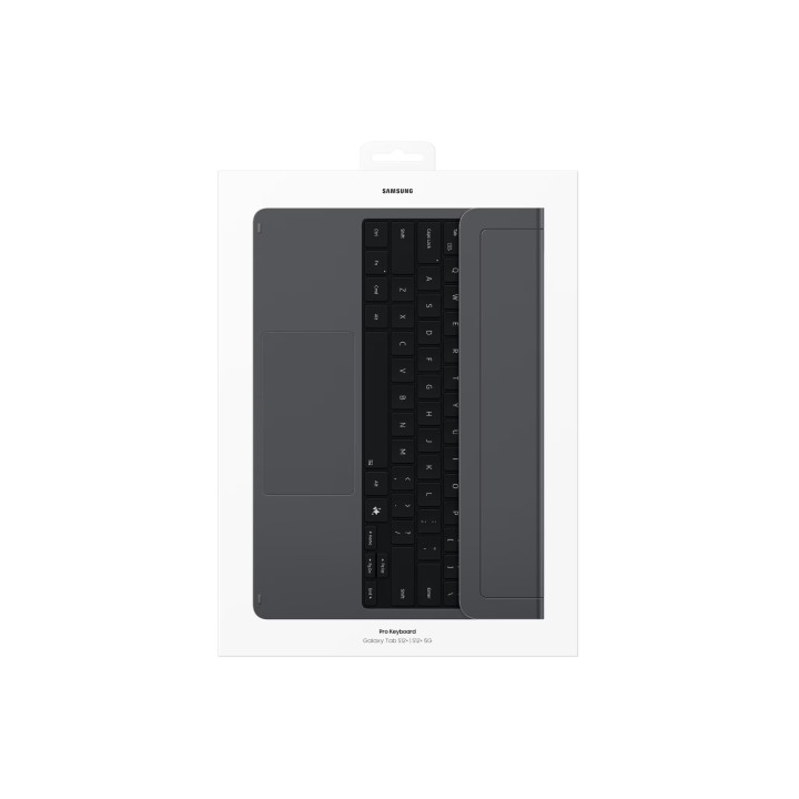 Клавиатура Samsung Tab S12+ Pro Keyboard, Pogo, Backlit, 80 клавиша, Сива - EF-DX845UJEGWW - 9