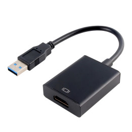 Преходник VCom USB 3.0 Type A (м) към HDMI (ж), 0.15m, 1080p@60Hz - CU320-B - 1