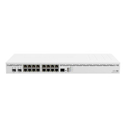 Cloud рутер MikroTik CCR2004-16G-2S+, 16x Gigabit Ethernet, 2x 10G SFP+, 128MB RAM - 1