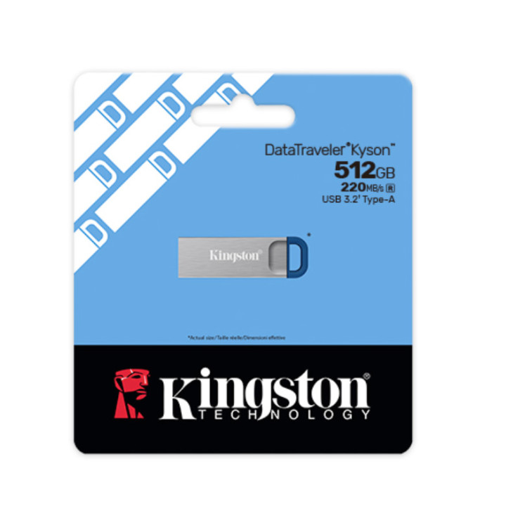 USB флаш памет Kingston DataTraveler Kyson G2, 512GB USB 3.2 Gen 1 - DTKNG2/512GB - 3