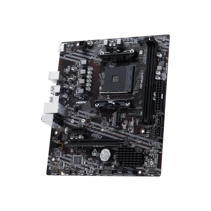Дънна платка MSI PRO A520M-S, AM4, AMD A520, DDR4, mATX - 911-7C96-071 - 4