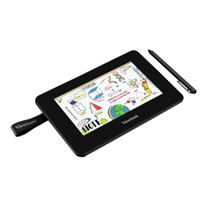 Графичен таблет ViewSonic ID710-BWW, 7" LCD дисплей 1024x600, 8192 нива натиск, безбатерийна писалка - ID710-BWW - 3