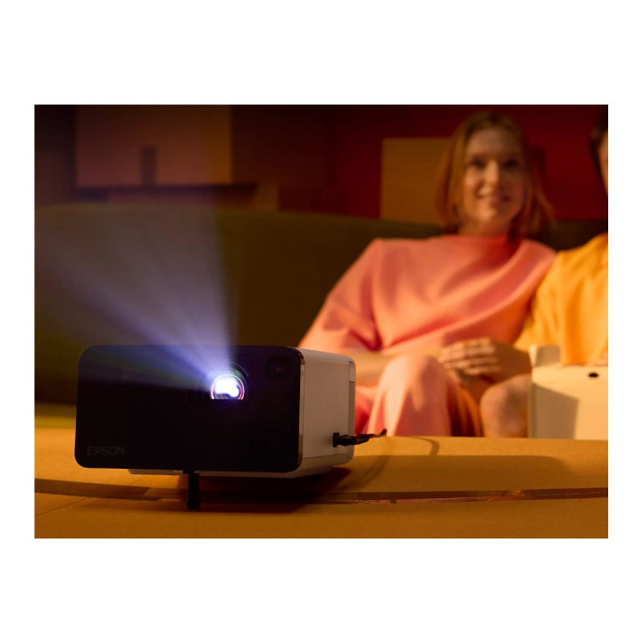Проектор Epson EF-21W, Laser 3LCD, Full HD (1920x1080), 1000 lm, 5000000:1, HDMI/USB, Google TV, Бял - V11HB35040 - 5