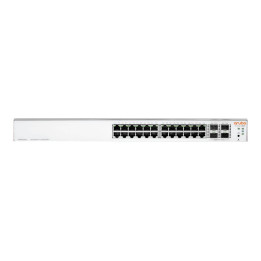 Суич HPE Aruba 1930 24G 4SFP+, 24-port Gigabit Ethernet, 4x SFP+ 10G, L3 Managed, Rack 1U - JL682A - 1