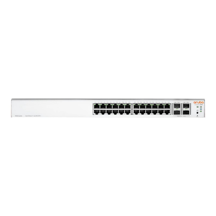 Суич HPE Aruba 1930 24G 4SFP+, 24-port Gigabit Ethernet, 4x SFP+ 10G, L3 Managed, Rack 1U - JL682A - 1