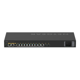 Мрежов суич NETGEAR M4250-10G2XF-PoE++, 12-Port Managed Switch, 8x1G PoE++ (720W), 2x10G SFP+, Layer 3 - GSM4212UX-100EUS - 1