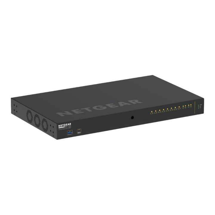 Мрежов суич NETGEAR M4250-10G2XF-PoE++, 12-Port Managed Switch, 8x1G PoE++ (720W), 2x10G SFP+, Layer 3 - GSM4212UX-100EUS - 3