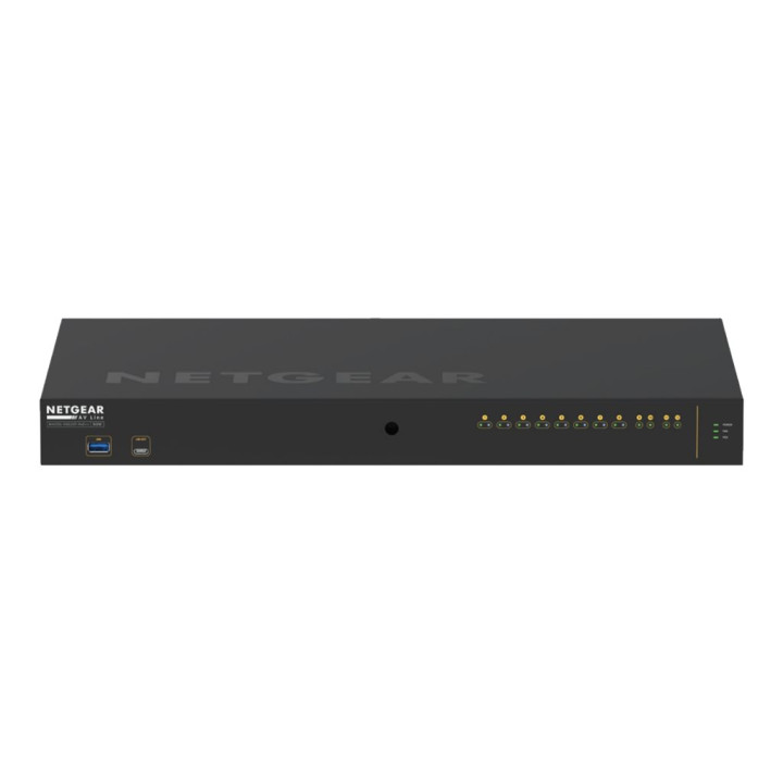 Мрежов суич NETGEAR M4250-10G2XF-PoE++, 12-Port Managed Switch, 8x1G PoE++ (720W), 2x10G SFP+, Layer 3 - GSM4212UX-100EUS - 4