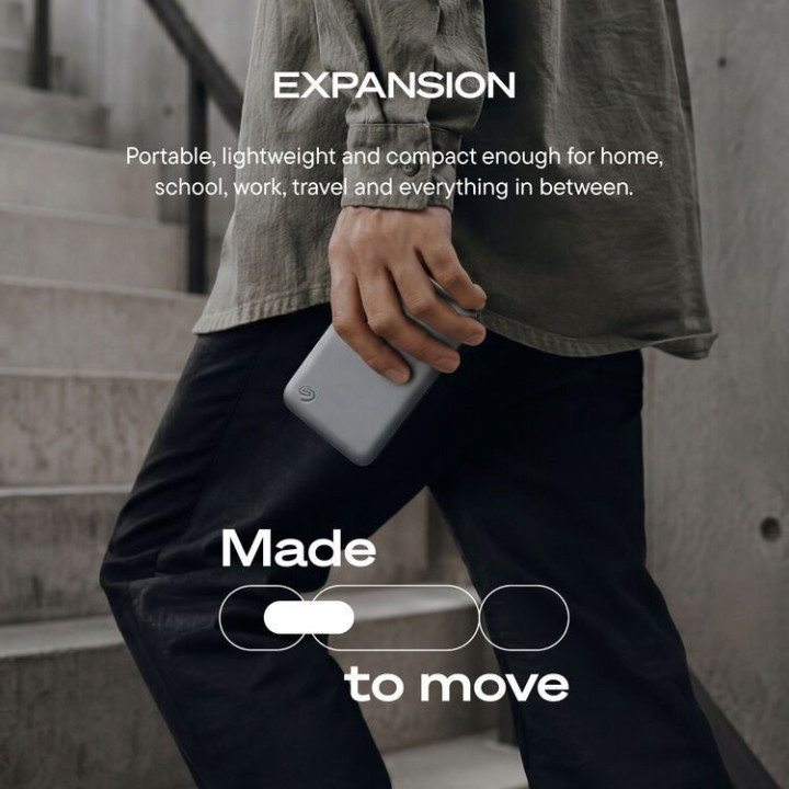 Външен твърд диск Seagate Expansion Portable, 2.5", 4TB, USB 3.0 - STNN4000400 - 2