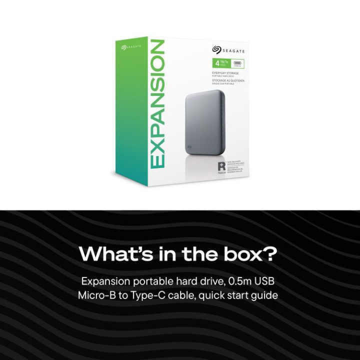 Външен твърд диск Seagate Expansion Portable, 2.5", 4TB, USB 3.0 - STNN4000400 - 8