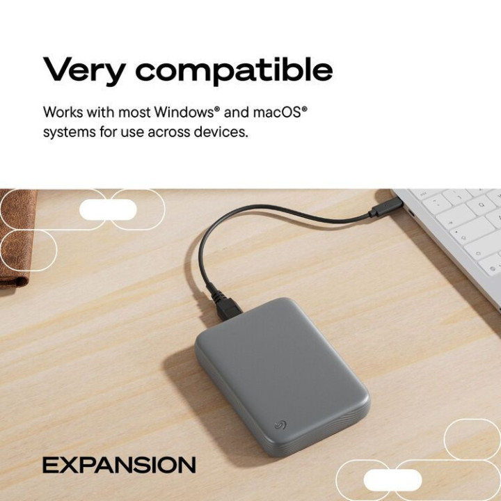Външен твърд диск Seagate Expansion Portable, 2.5", 2TB, USB 3.0 - STNN2000400 - 5