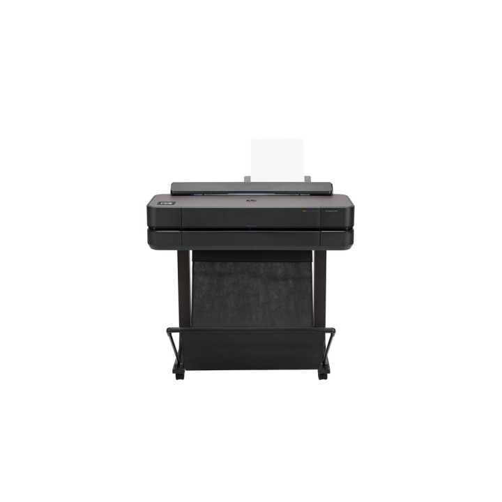 Широкоформатен принтер HP DesignJet T650, 24" (61cm), 2400x1200dpi, Цветен мастиленоструен, Wi-Fi, USB, LAN, Резачка - 5HB08D#B1
