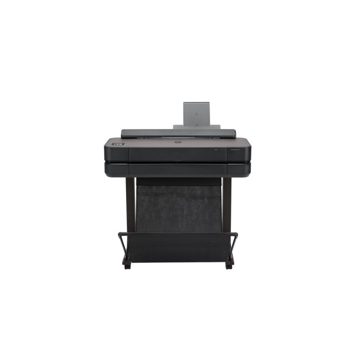 Широкоформатен принтер HP DesignJet T650, 24" (61cm), 2400x1200dpi, Цветен мастиленоструен, Wi-Fi, USB, LAN, Резачка - 5HB08D#B1