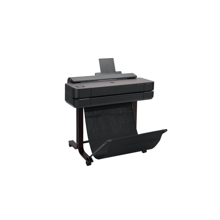Широкоформатен принтер HP DesignJet T650, 24" (61cm), 2400x1200dpi, Цветен мастиленоструен, Wi-Fi, USB, LAN, Резачка - 5HB08D#B1
