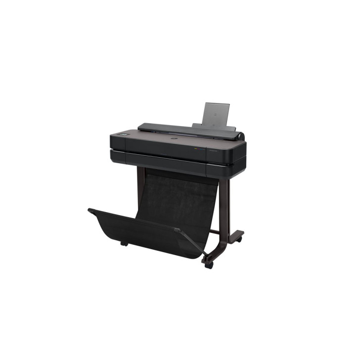 Широкоформатен принтер HP DesignJet T650, 24" (61cm), 2400x1200dpi, Цветен мастиленоструен, Wi-Fi, USB, LAN, Резачка - 5HB08D#B1