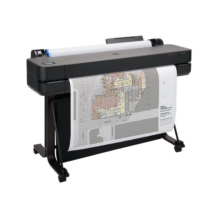 Широкоформатен принтер HP DesignJet T630, 36" (91.4cm), 2400x1200 dpi, Wi-Fi - 5HB11D#B19 - 2