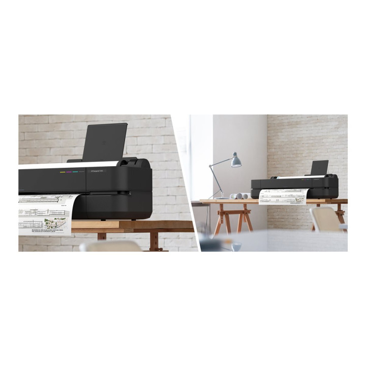 Плотер HP DesignJet T230, 24" широкоформатен, цветен мастиленоструен, A1/ANSI D, 2400x1200 dpi, USB, LAN, Wi-Fi - 5HB07D#B19 - 2