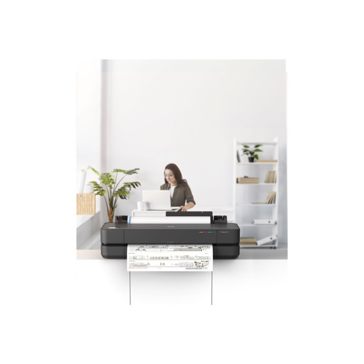 Плотер HP DesignJet T230, 24" широкоформатен, цветен мастиленоструен, A1/ANSI D, 2400x1200 dpi, USB, LAN, Wi-Fi - 5HB07D#B19 - 6